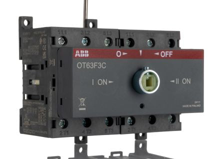 ABB 3-Pole Base Changeover Switch -, IP20, 0A