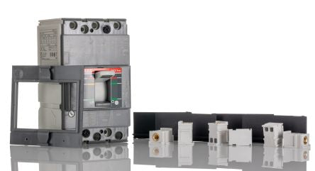 ABB, SACE Tmax XT, XT1C Molded Case Circuit Breaker 3-Pole 50A, Breaking Capacity 4 kA, Fixed