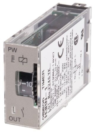 Omron H3RN Series Timer Relay, 1-Contact, 24 V ac 24V ac, 0.1 s to 10 min, Multifunction-Function, SPDT Switch