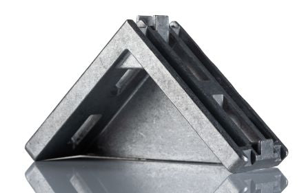 Bosch Rexroth M8 Angle Bracket, Connecting Component, Strut Profile 45 mm, Groove Size 10 mm