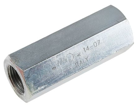 Parker Steel In Line Mount Mounting, Hydraulic Check Valve, 2302, G, 30L/min, 0.35 bar Cracking Pressure