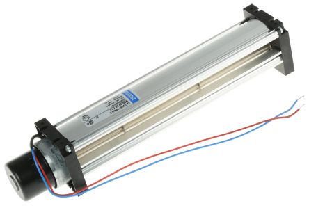 ebm-papst QG030 Series Tangential Centrifugal Fan, 12V dc, 100 m³/h, DC Operation 47.5 mm x 258mm x 50 mm