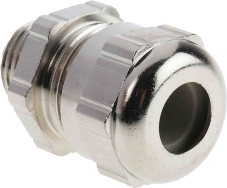 ABB Metallic Nickel Plated Brass Cable Gland, M16 Thread, 7 mm min., 11 mm max., IP68
