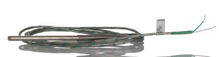 Omron E52-E Type K Temperature Sensor 100 mm Length, 6 mm Diameter → 400 °C Max
