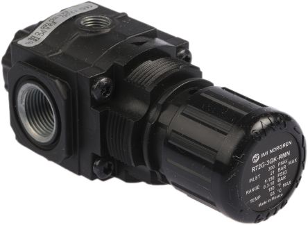 Norgren Pneumatic Regulator -, G 3/8 0.3 bar R72G