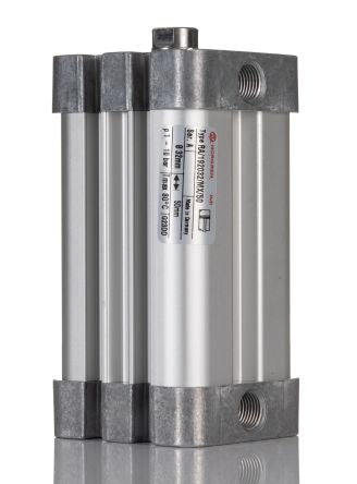 Norgren Pneumatic Compact Cylinder - RA/192032/MX/50 32 mm Bore, 50 mm ISO Compact Series, Double Acting Acting