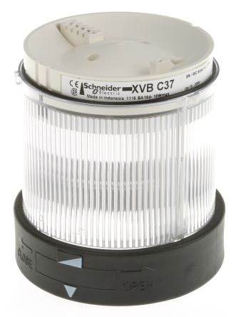 Schneider Electric Harmony XVB Series Clear Steady Effect Beacon Unit, Incandescent, LED Bulb 250V, AC, IP65