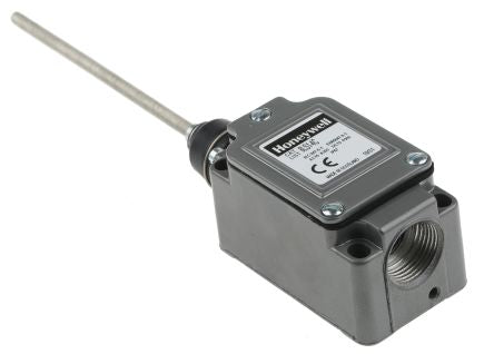 Honeywell LS Series Plunger Limit Switch, SPDT, IP67, Die Cast Zinc Housing, 240V ac, 6A