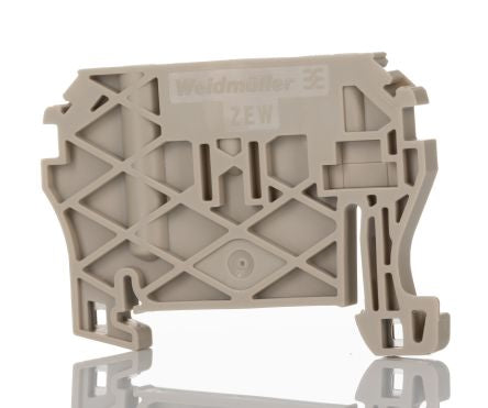 Weidmüller P Series End Stop for Use with DIN Rail Terminal Blocks