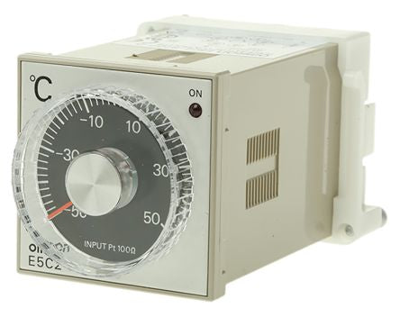 Omron E5C2 Panel On-Off Temperature Controller 4 Input, 4 Output Relay 240V ac On-Off