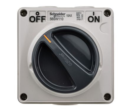 Schneider Electric 1-Pole Surface Mount Isolator Switch -, IP66
