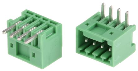 Phoenix Contact COMBICON MC Series Pluggable Terminal Block, 4-Contact, 2.5 mm Pitch, 1 Row, 1881464