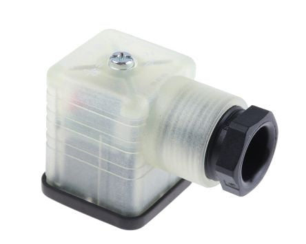 Hirschmann GDML 2+E DIN 43650 A Solenoid Valve Connector Indicator Light, 48V ac/dc Voltage