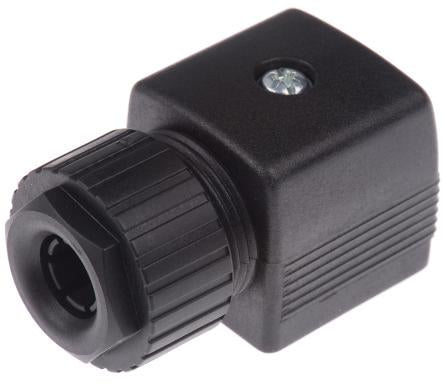 Hirschmann GDMF 3P+E DIN 43650 A, Female Solenoid Valve Connector, 250 V ac/dc Voltage