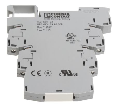 Phoenix Contact PLC-ESK GY 250V DIN Rail Terminal