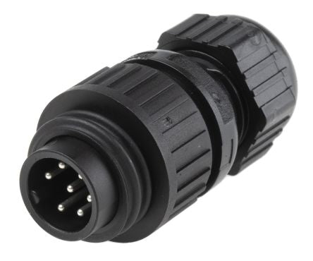 Hirschmann Circular Connector, 6 Contacts, Cable, M22 Connector, Plug, Male, IP67, CA Series