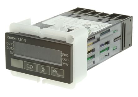 Omron K3GN LCD Digital Panel Multifunction Meter for Voltage, Current,  22 mm  x 44.8 mm