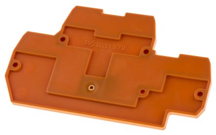 WAGO 870 Series End & Intermediate Plate for Use with 870 Series Double Level Terminal Blocks