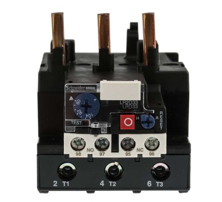 Schneider Electric, TeSyS LR Thermal Overload Relay 1 NO/1 NC, 104A, 80 A F.L.C, 104A Contact Rating, 45 kW 3