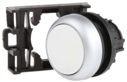 Eaton RMQ Titan M22 Series White Momentary Push Button Head, 22 mm Cutout, IP69K