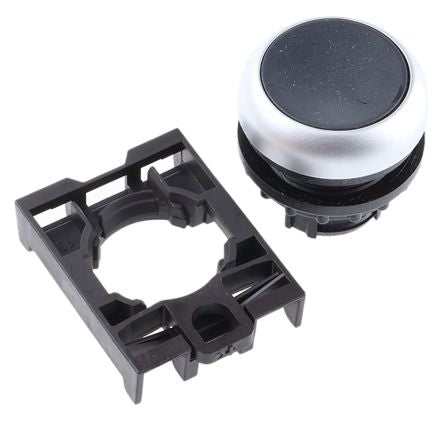 Eaton RMQ Titan M22 Series Black Maintained Push Button Head, 22 mm Cutout, IP69K