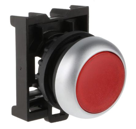 Eaton RMQ Titan M22 Series Red Momentary Push Button Head, 22 mm Cutout, IP69K
