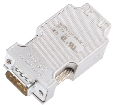 Phoenix Contact SUBCON-PLUS-PROFIB/AX 9 Way Straight Cable D-Sub Connector Male