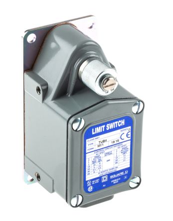 Telemecanique Sensors 9007 Series Lever Limit Switch, IP67, Cast Zinc Housing, 600V ac, 20A