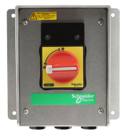 Schneider Electric 3-Pole Panel Mount Isolator Switch -, IP65, 21.8A, 15 kW