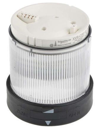 Schneider Electric Harmony XVB Series Clear Steady Effect Beacon Unit, LED Bulb 24V ac/dc, AC/DC, IP65
