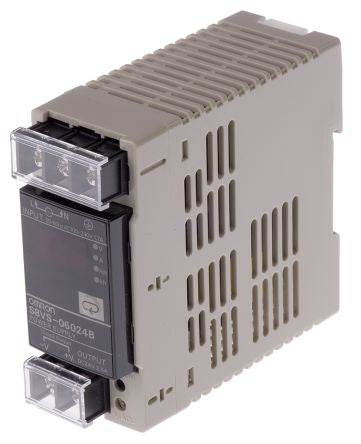 Omron S8VS Switched Mode DIN Rail Power Supply 264V ac AC Input 24V dc, 2.5 A Output DC 60 W