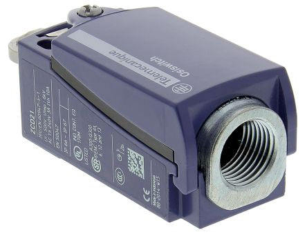 Telemecanique Sensors OsiSense XC Series Roller Plunger Limit Switch, 1 NO/1 NC, IP66, IP67, Zinc Alloy Housing, 240V