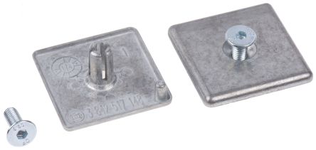 Bosch Rexroth Black Galvanised Steel, Die Cast Zinc 45 mm Strut Profile, 8 to 10 mm² Groove