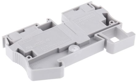 Phoenix Contact 3031487 ST6 Series Feed Through Terminal Block Grey, 0.2mm², 6 mm², 1-Level, Spring Cage