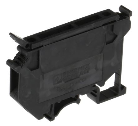 Phoenix Contact 3004100 UK 5-HESI Series Fuse Modular Terminal Block Black, 1mm², 1-Level Fused, Screw, ATEX