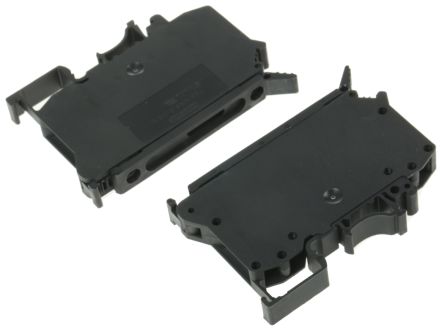 Phoenix Contact 3004171 UK6.3-HESI Series Fuse Modular Terminal Block Black, 1.5mm², 1-Level Fused, Screw, ATEX