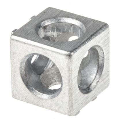 Bosch Rexroth S6 Corner Cube Kit, Connecting Component, Strut Profile 20 mm, Groove Size 6 mm