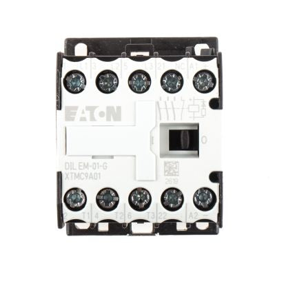 Eaton DILEM Contactor, 24V dc Coil, 3-Pole, 9 A, 4 kW 24V dc, 3 NO, 400V ac