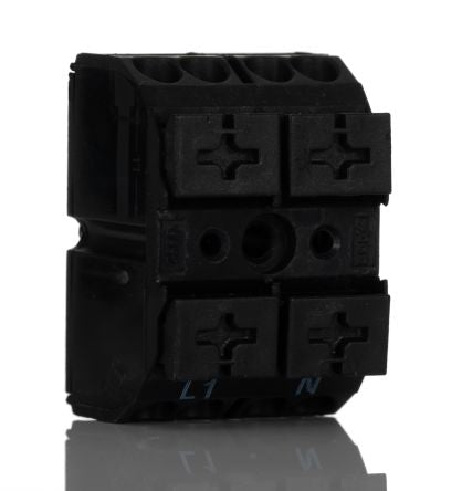 WAGO 862 Series Terminal Strip, 2-Way, 12AWG, 20 AWG Wire, 32A Cage Clamp