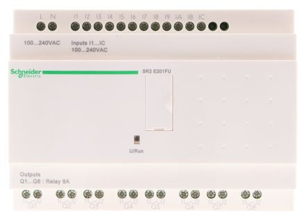 Schneider Electric Zelio Logic Series Logic Module, Relay Output, 12-Input, Discrete Input