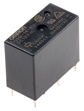 Omron PCB Power Relay, 12V dc Coil, 10A Switching Current, SPDT