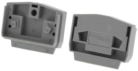 WAGO 264 Series End & Intermediate Plate for Use with Terminal Block