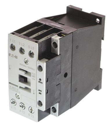 Eaton DILM Contactor, 110V ac Coil, 3-Pole, 25 A, 15 kW 110V ac, 3 NO, 400V ac