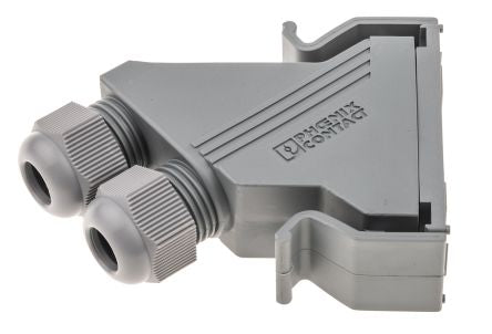 Phoenix Contact VS-15SET-STD Series Polyamide 45° D-Sub Backshell, 15 Way