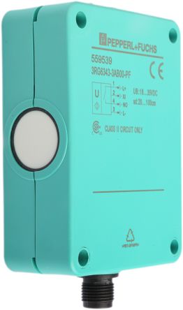 Pepperl + Fuchs 3RG6343-3AB00-PF Block Ultrasonic Proximity Sensor Compact Range K0 1000 mm 100mA PNP 35V 35 V dc
