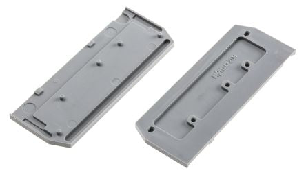 WAGO 280 Series End & Intermediate Plate for Use with 280 Series Disconnect Terminal Blocks