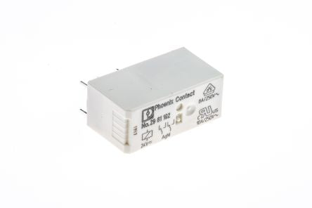 Phoenix Contact PCB Power Relay, 24V dc Coil, 8A Switching Current, DPDT