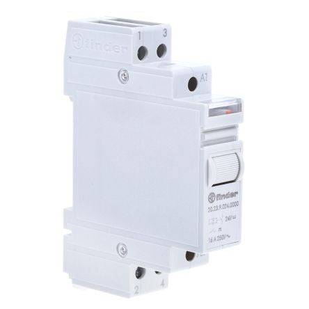 Finder DIN Rail Modular Step Relay, 24V dc Coil, 16A