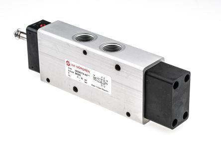 Norgren Pneumatic Solenoid Valve - 5/2 Solenoid/Spring G V63  Series 24V