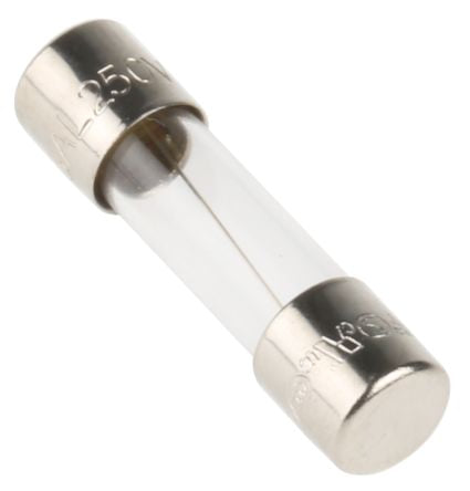 Eaton 5A F Glass Cartridge Fuse, 5 x 20 mm